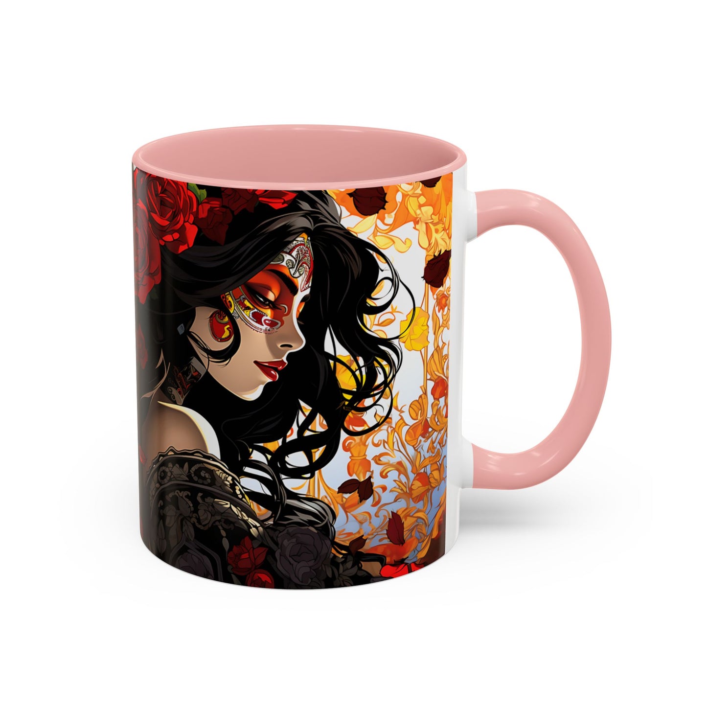 Dia de Los Muertos Coffee Mug | Day of the Dead Drinkware, Sugar Skull Tea Mug