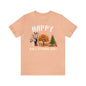 Happy HalloThanksMas Unisex Jersey Short Sleeve Tee