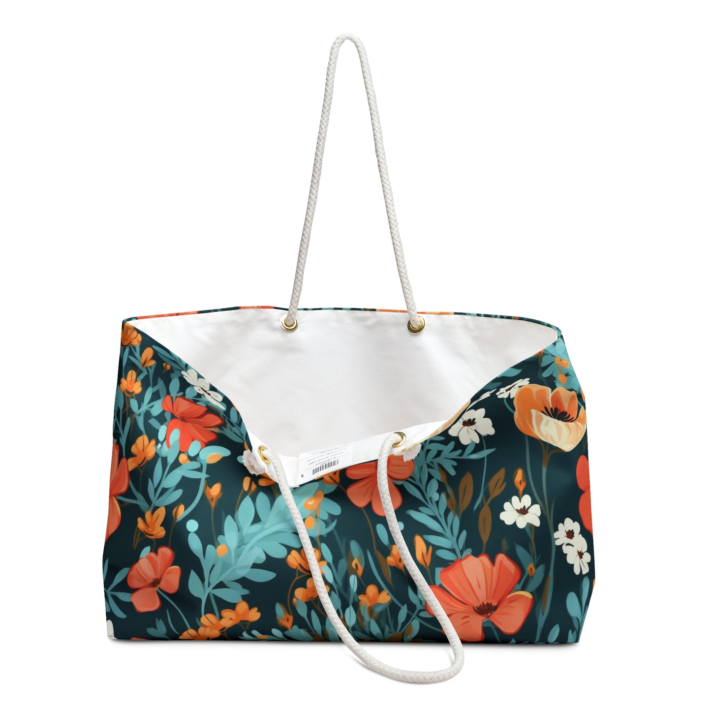 Tropical Flower Weekender Bag