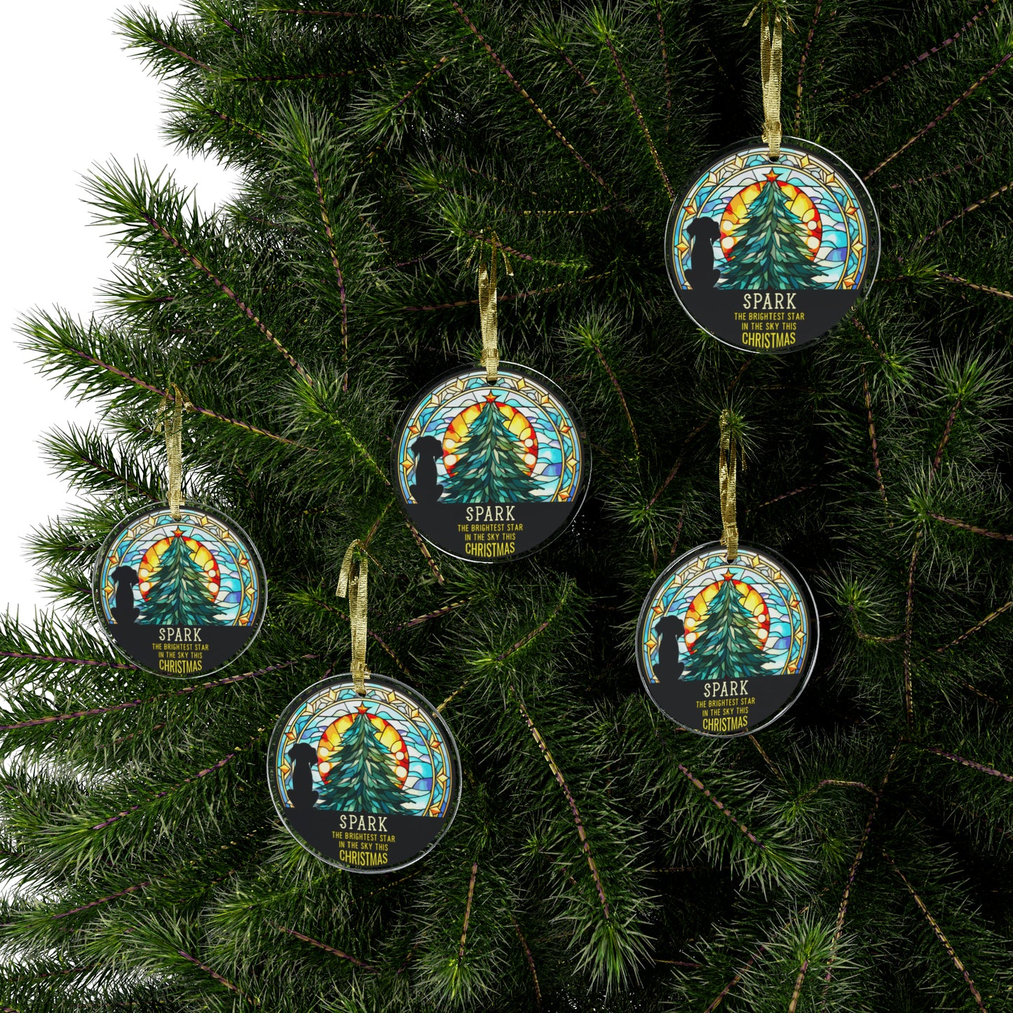 Spark the Brightest Star Acrylic Ornaments