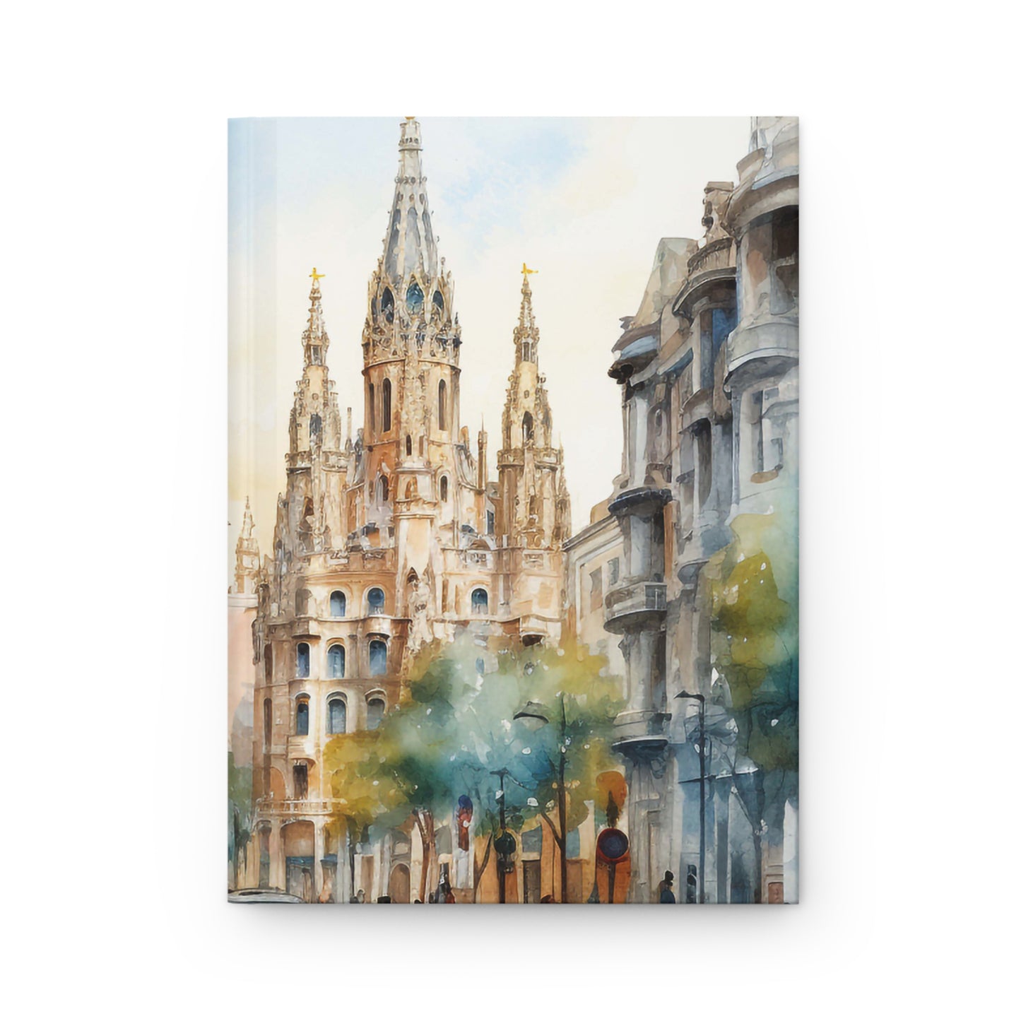 Experience Barcelona: Matte Hardcover Journal for Stylish & Personalized Journaling