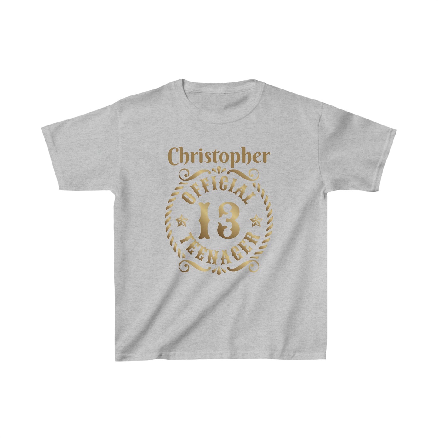Official 13 Teenager Kids Heavy Cotton™ Tee