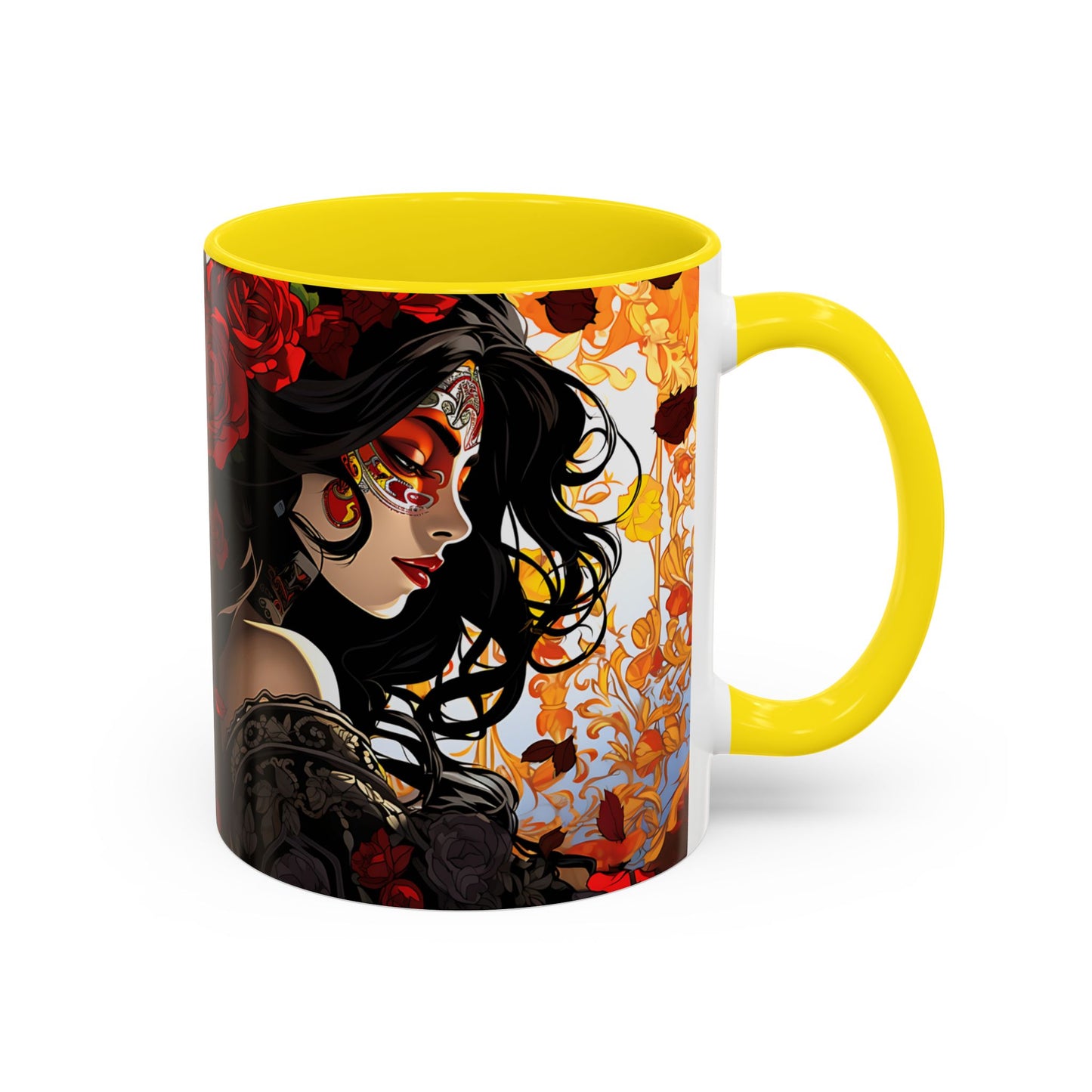 Dia de Los Muertos Coffee Mug | Day of the Dead Drinkware, Sugar Skull Tea Mug