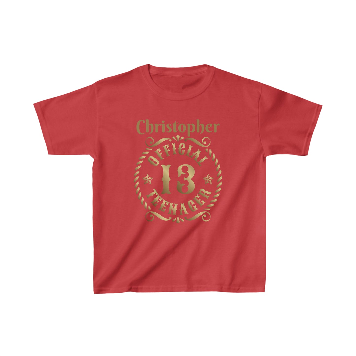 Official 13 Teenager Kids Heavy Cotton™ Tee
