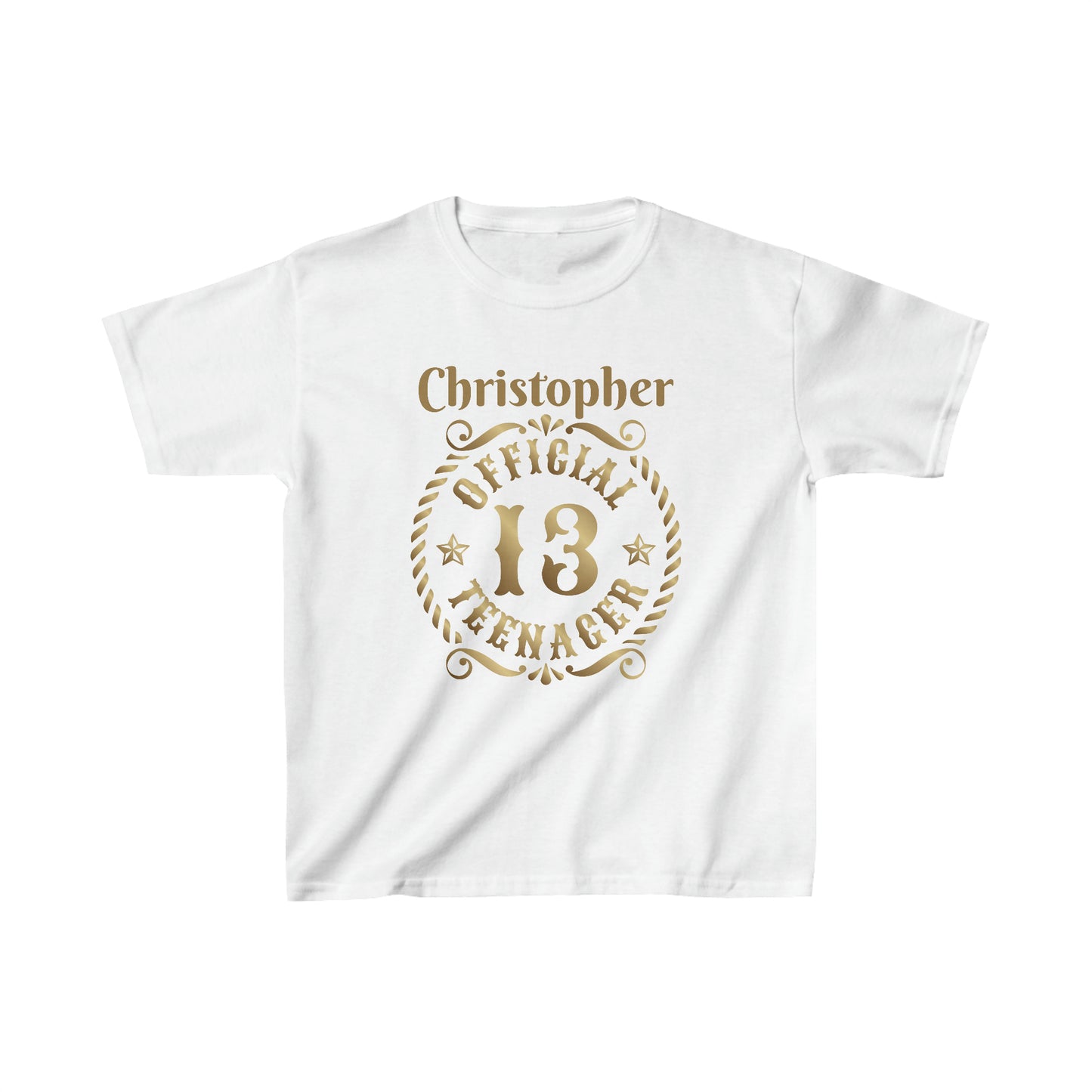 Official 13 Teenager Kids Heavy Cotton™ Tee