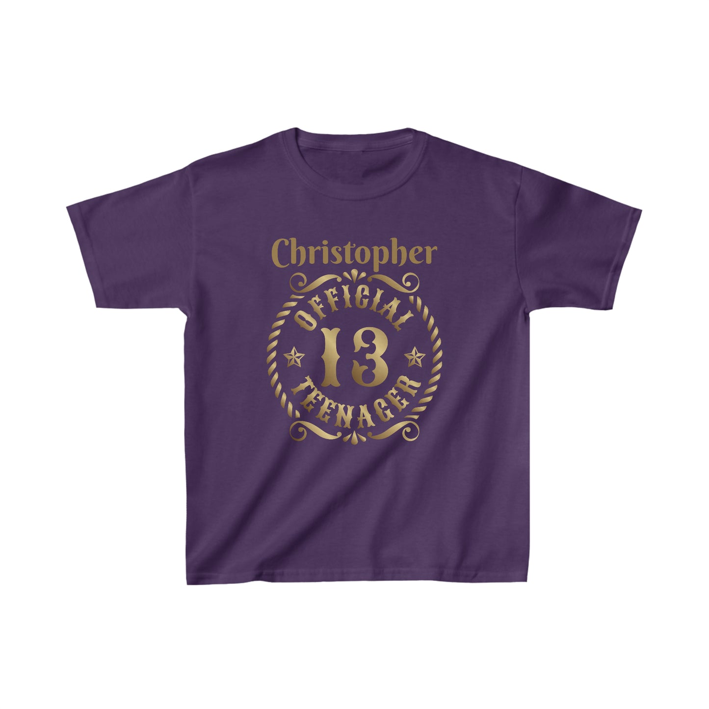 Official 13 Teenager Kids Heavy Cotton™ Tee