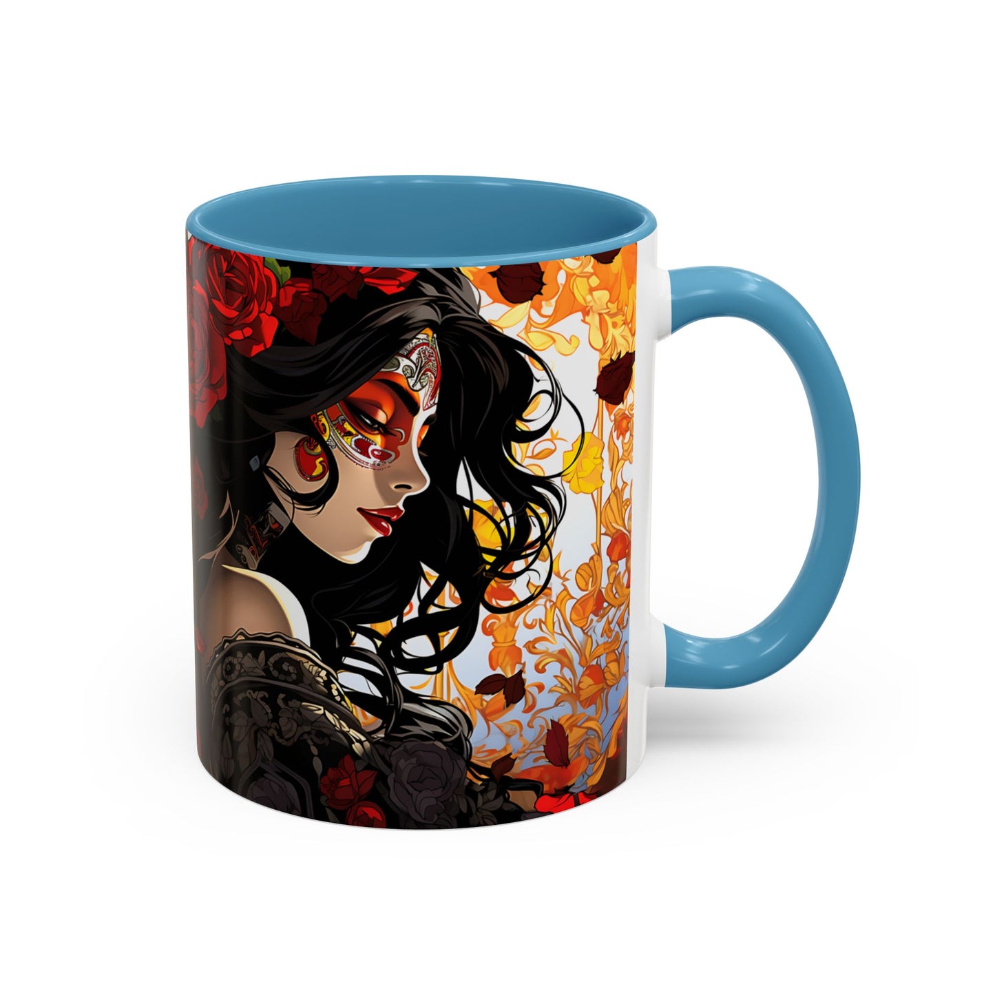 Dia de Los Muertos Coffee Mug | Day of the Dead Drinkware, Sugar Skull Tea Mug