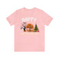 Happy HalloThanksMas Unisex Jersey Short Sleeve Tee