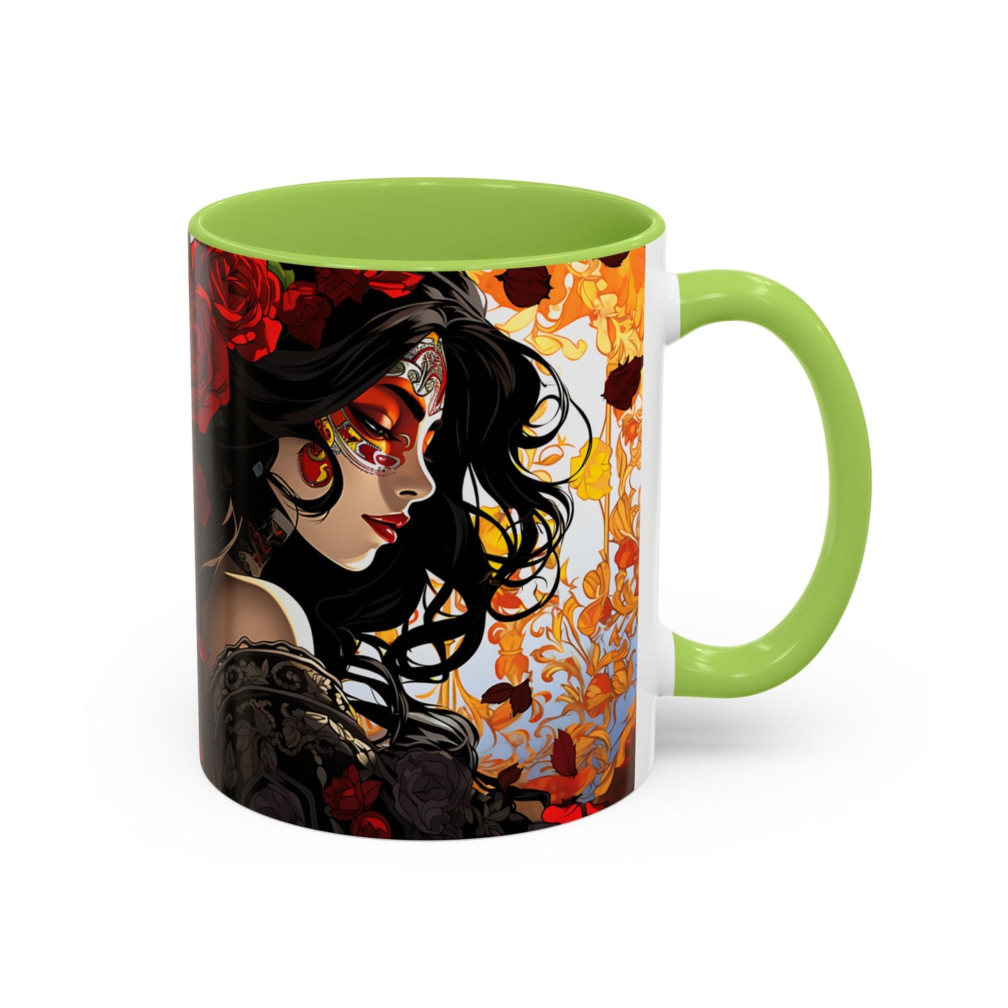 Dia de Los Muertos Coffee Mug | Day of the Dead Drinkware, Sugar Skull Tea Mug