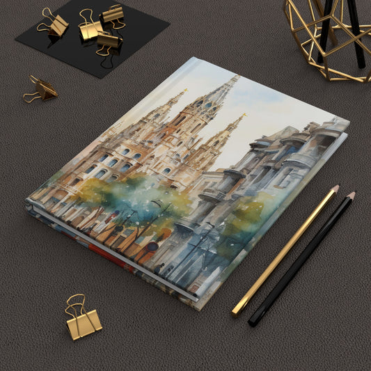 Experience Barcelona: Matte Hardcover Journal for Stylish & Personalized Journaling