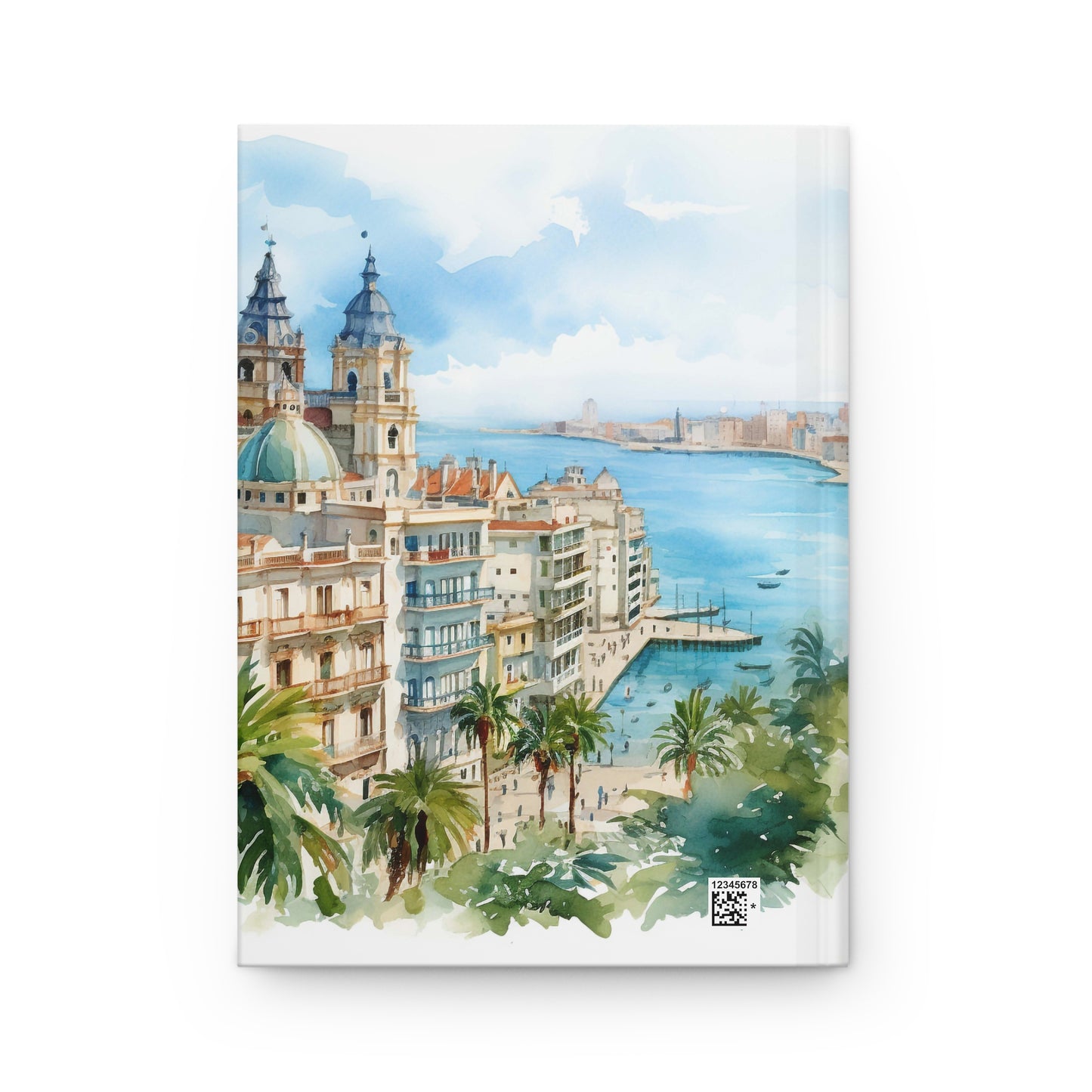 Capture Malaga's Essence: Premium Matte Hardcover Journal for Your Thoughts