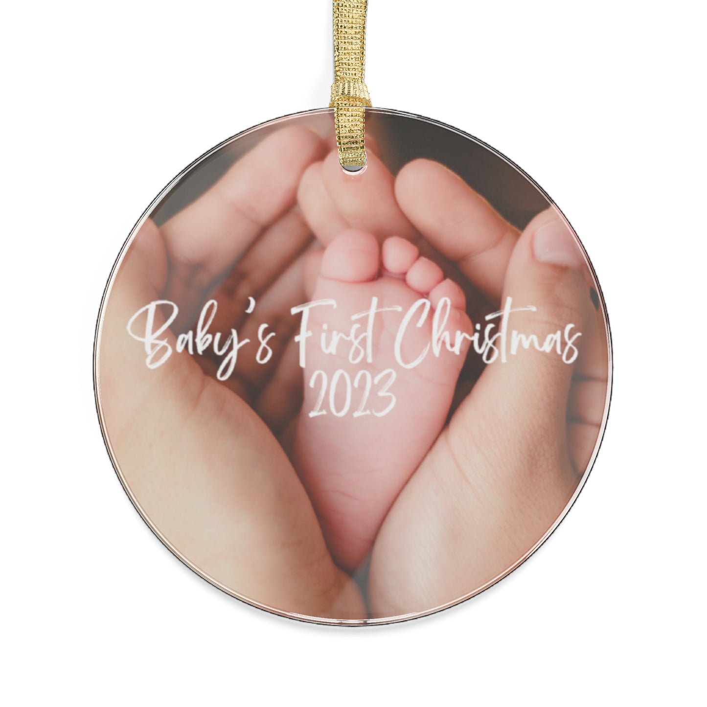 Baby;'s First Christmas Acrylic Ornaments