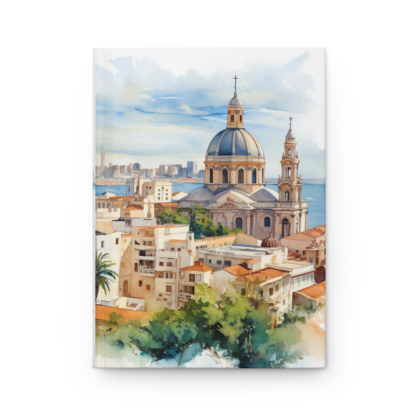 Capture Malaga's Essence: Premium Matte Hardcover Journal for Your Thoughts