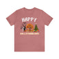 Happy HalloThanksMas Unisex Jersey Short Sleeve Tee