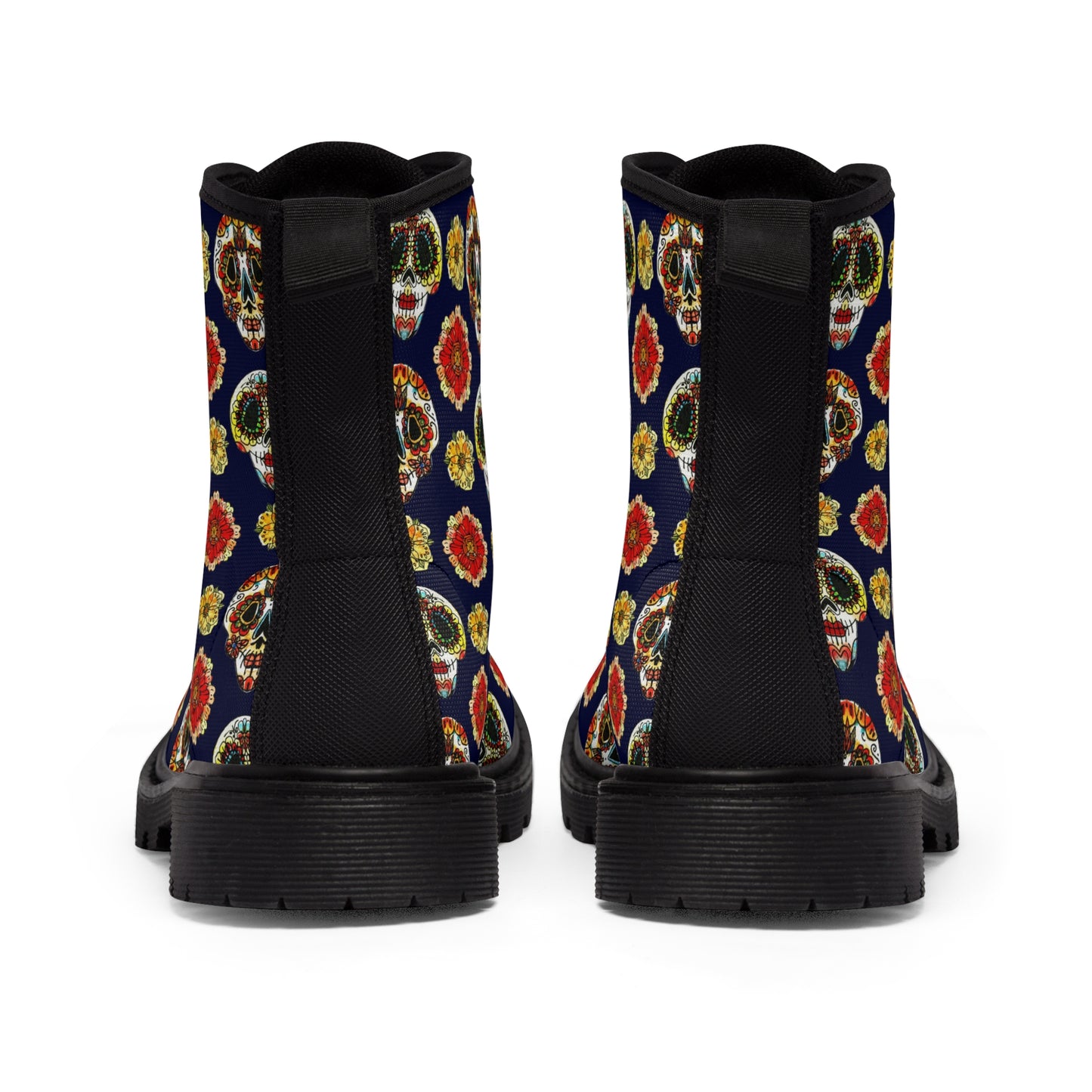 Dias de Muertos 1 Men's Canvas Boots