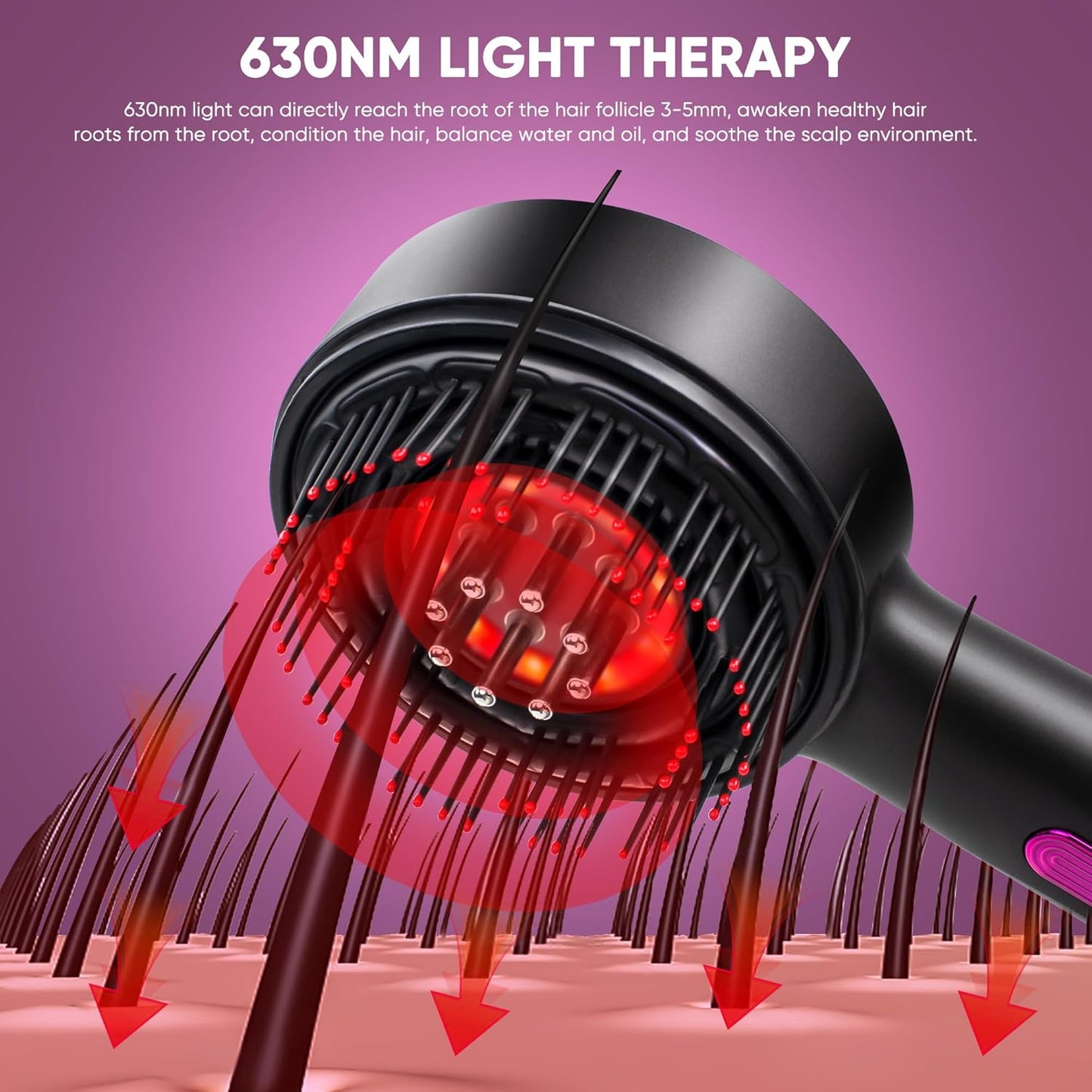NavaShai™ TheraGlow Comb - Red Light Hair Growth & Scalp Therapy