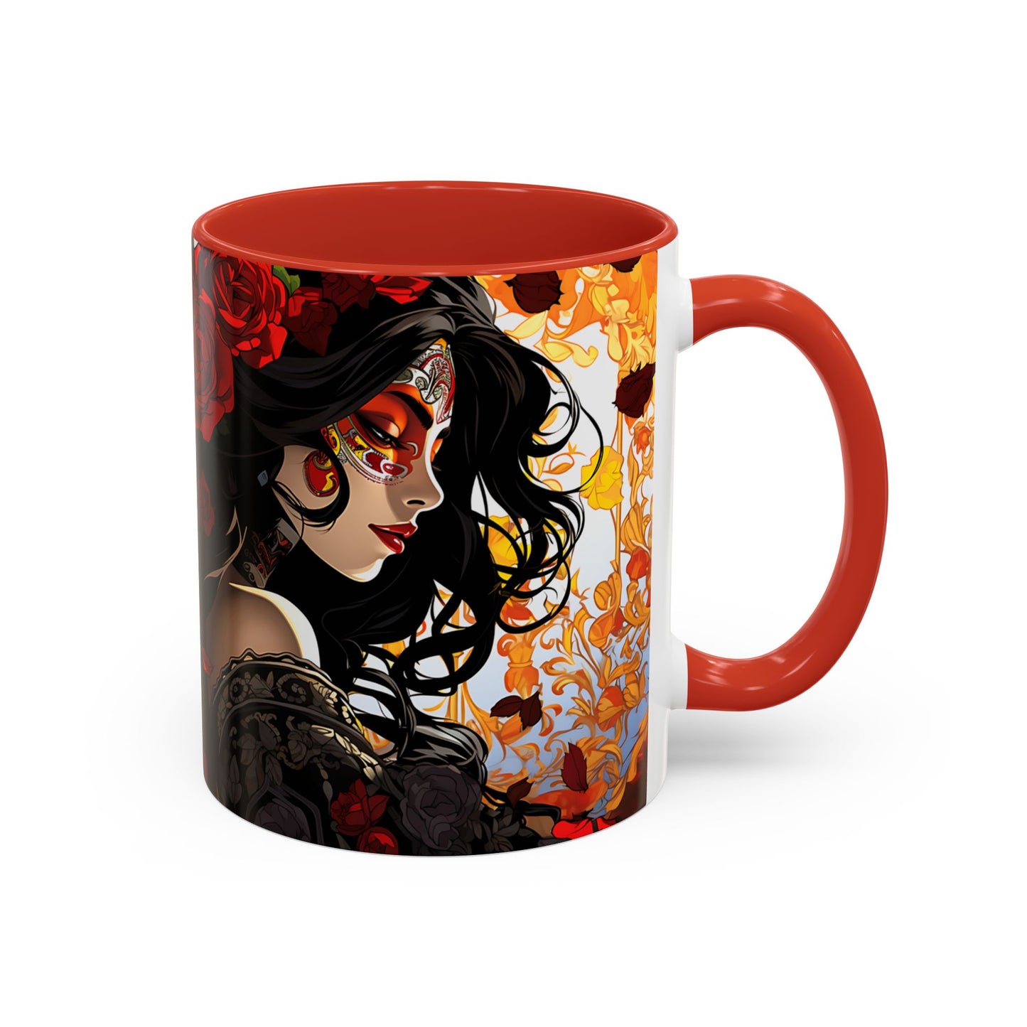 Dia de Los Muertos Coffee Mug | Day of the Dead Drinkware, Sugar Skull Tea Mug