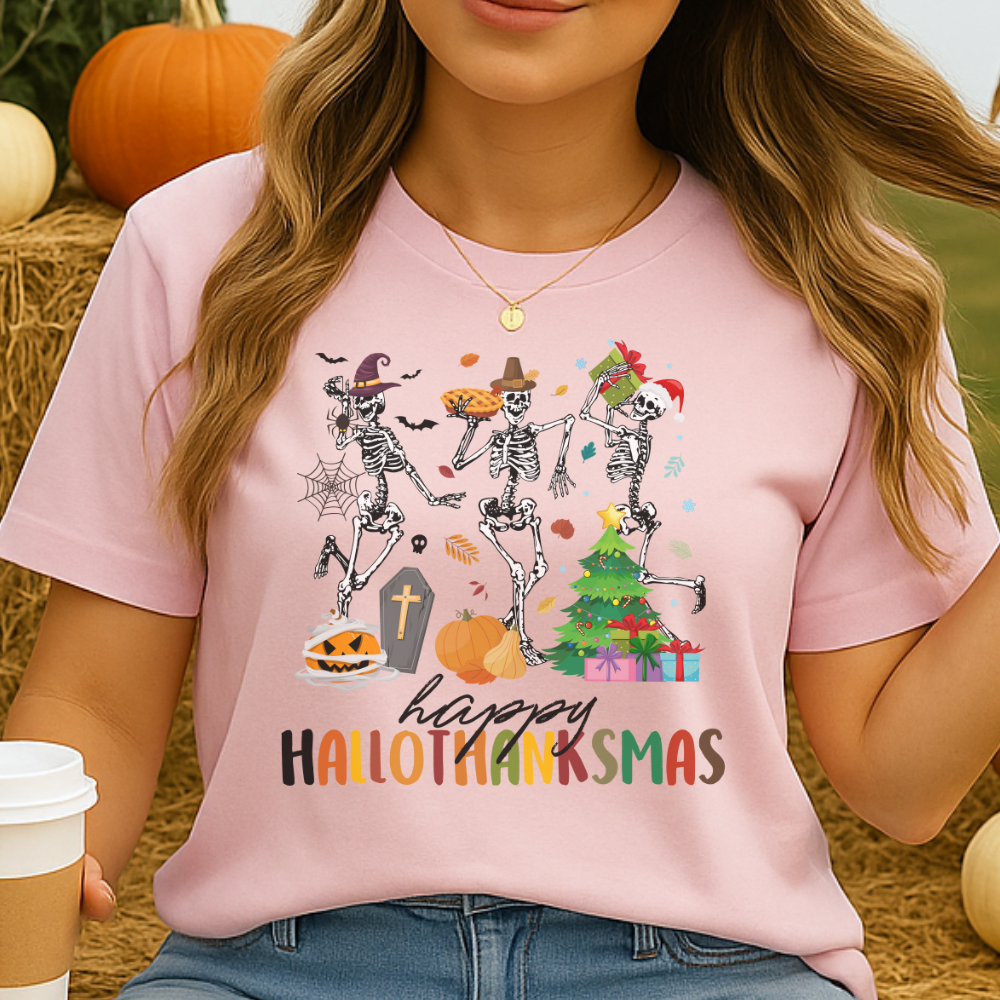 Happy HalloThanksMas T-Shirt