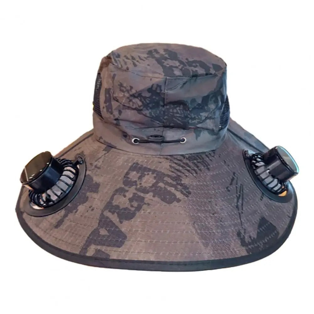 Solar Sun Fan Hat
