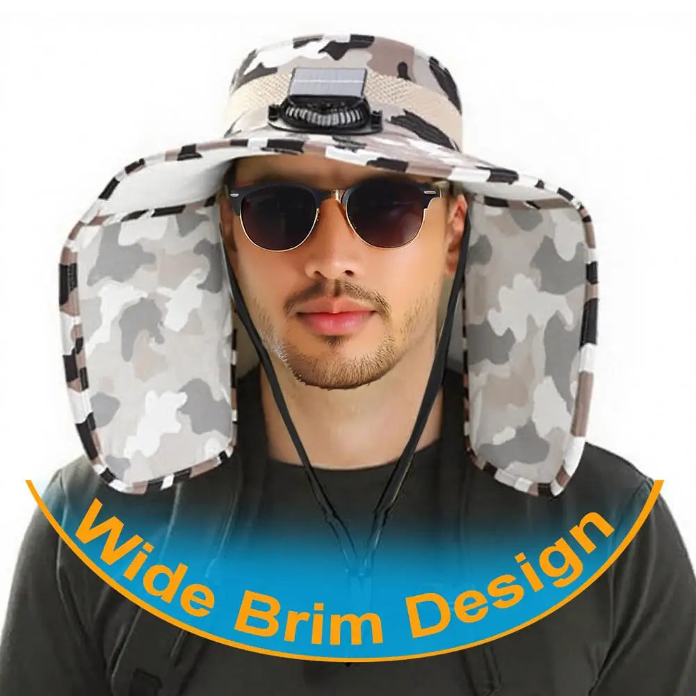 Solar Breeze Adventure Fan Hat