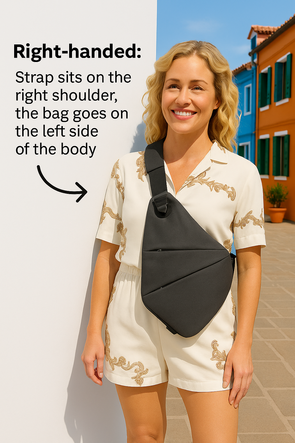 NOMOVA™ Anti-Theft Crossbody Travel Bag with Sleep Eye Mask