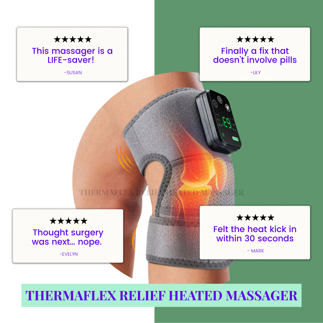 ThermaFlex Relief Heated Massager + FREE EBOOK