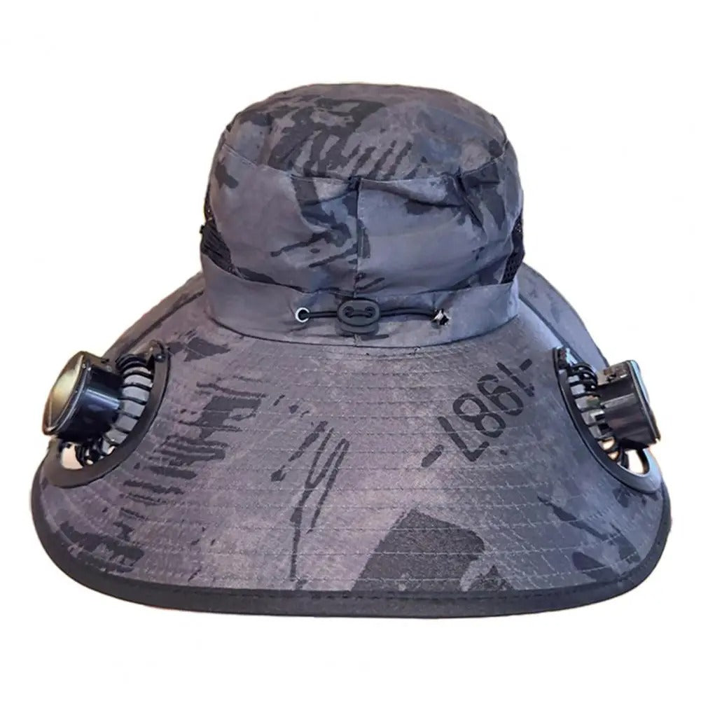 Solar Sun Fan Hat