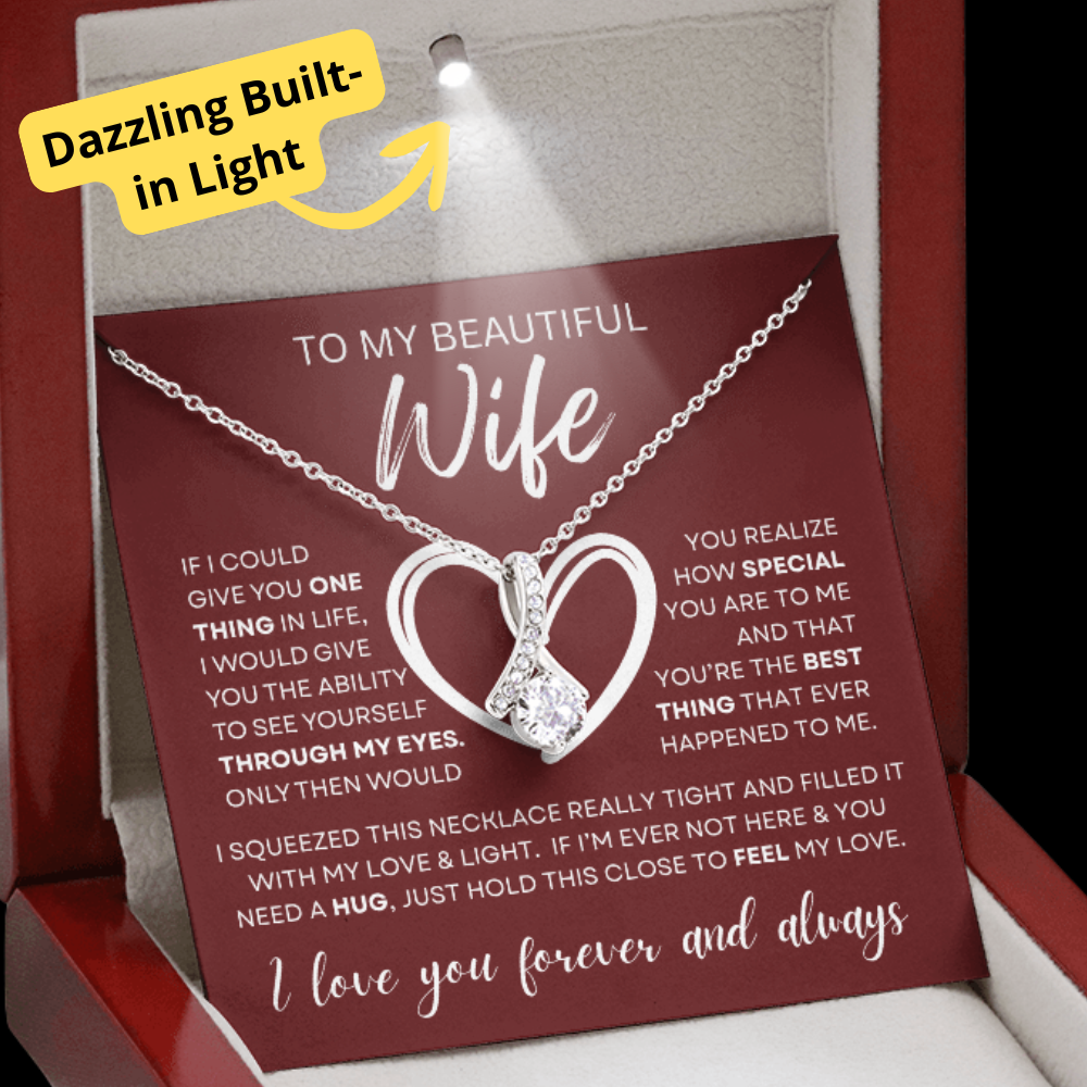 Gift for Wife "Through My Eyes" Alluring Necklace