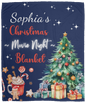 Christmas Movie Night Blanket - 50x60 Fleece Blanket
