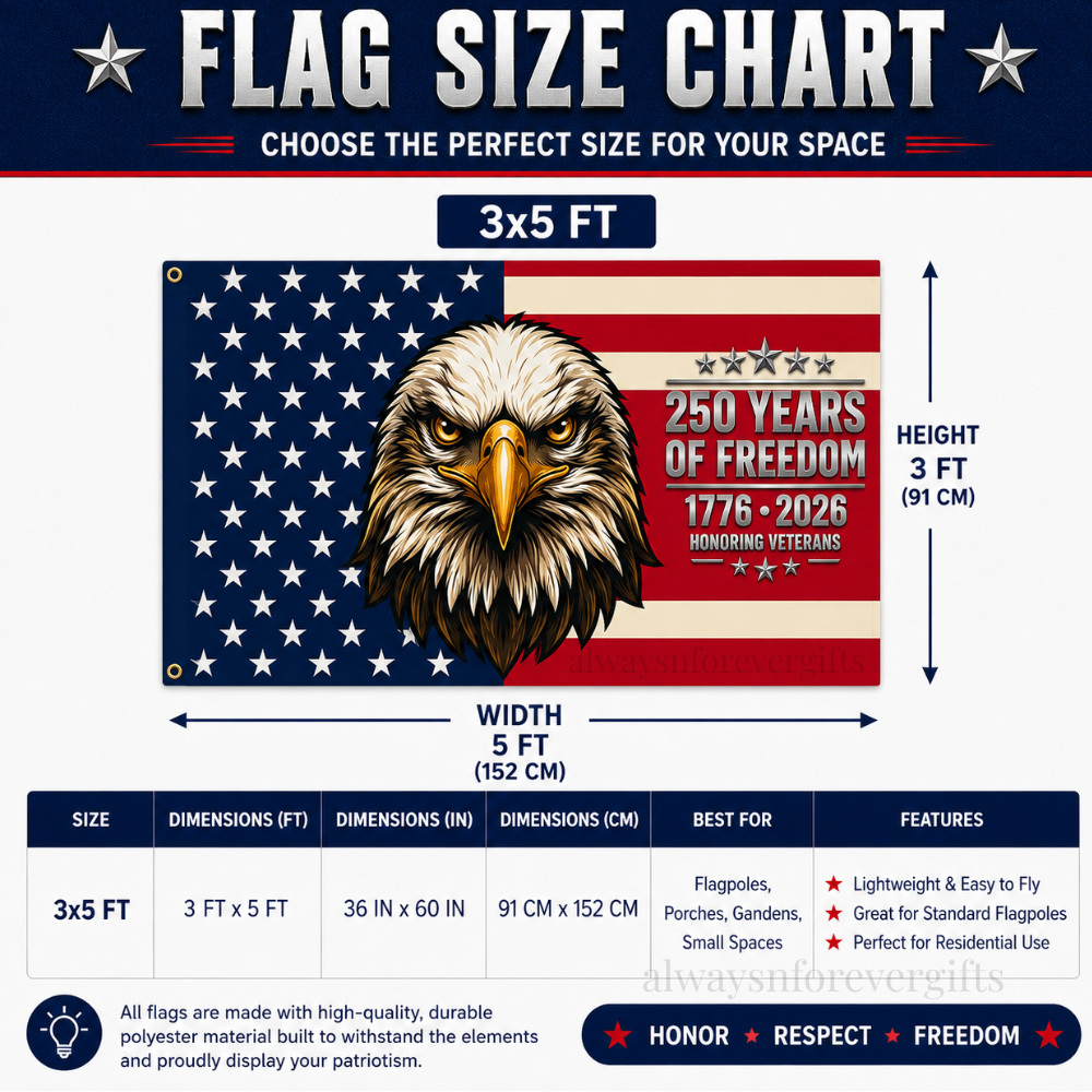 Patriot American Eagle Flag | Premium Double-Sided USA Flag