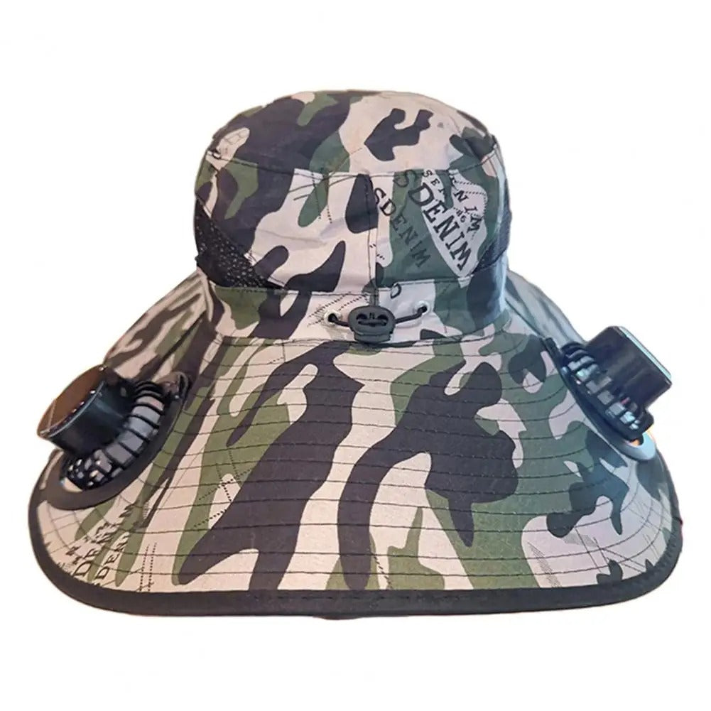 Solar Sun Fan Hat
