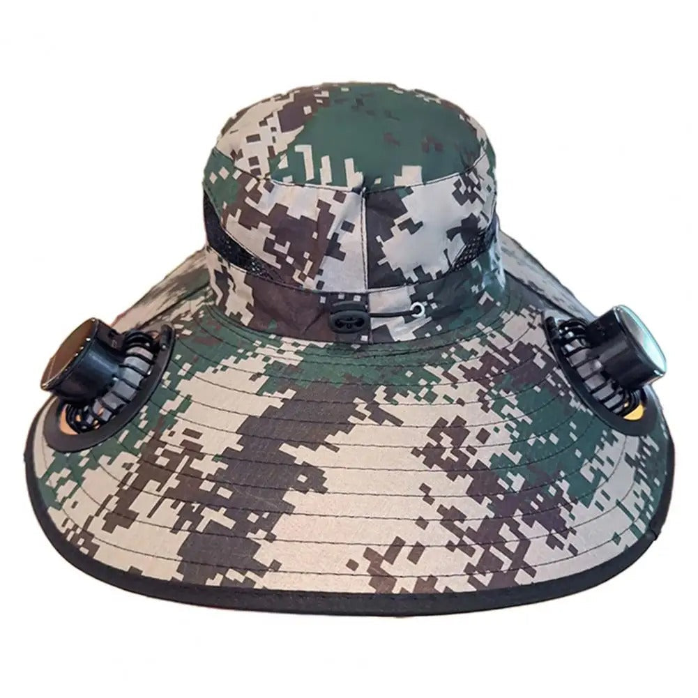 Solar Sun Fan Hat