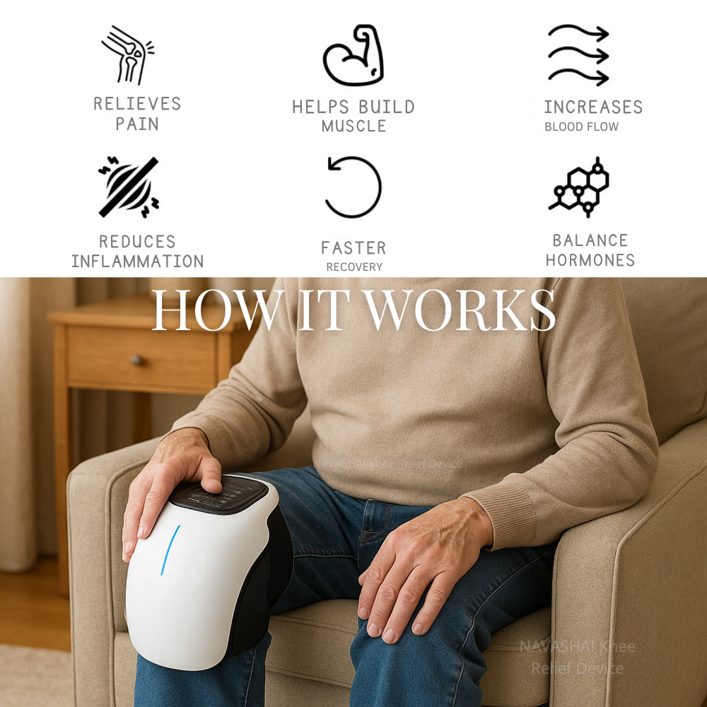 NAVASHAI™ Heated Knee Relief Device