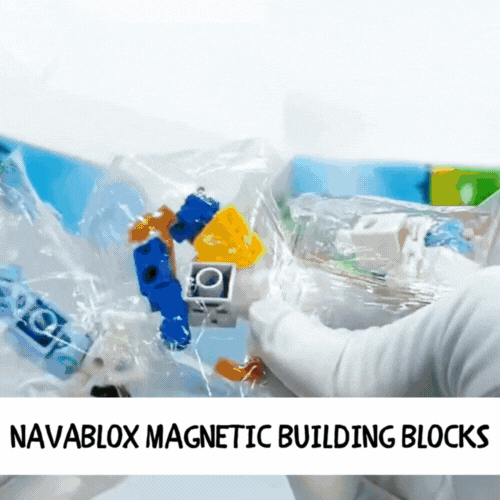 NAVABlox™ Magnetic Building Blocks - STEM Learning, Creative Play, Parents-Approved