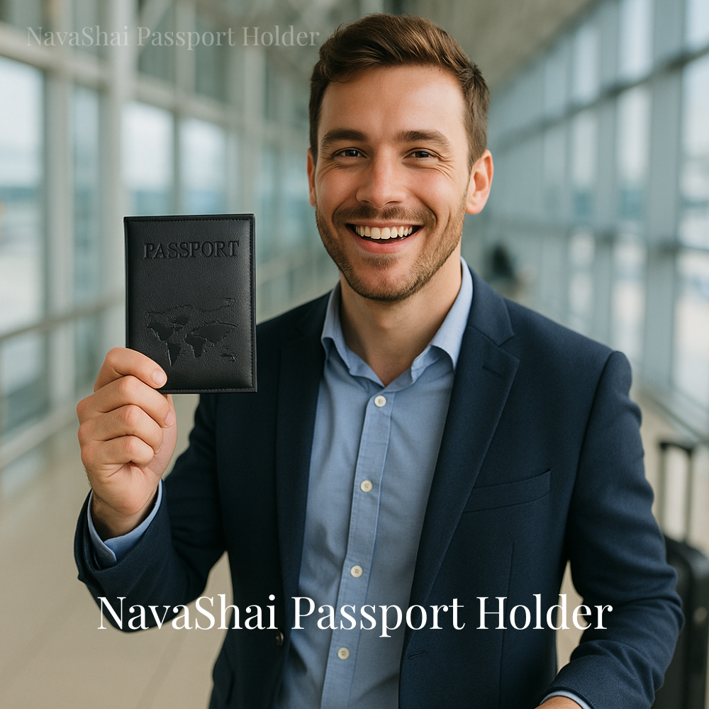 NavaShai Vibrant Travel Passport Holder