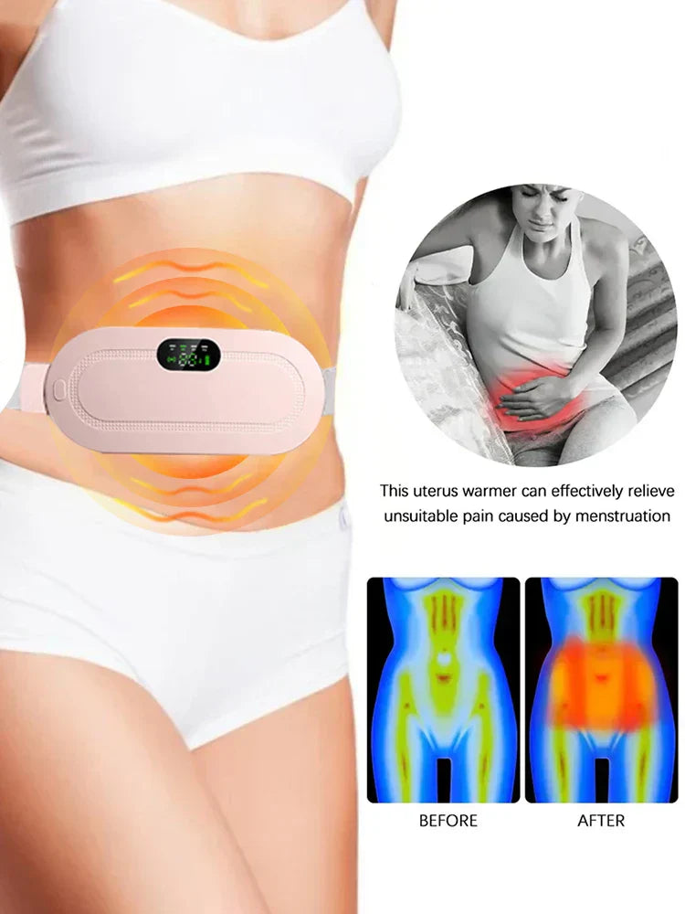 Warm Palace Belt β Heated Abdominal Massager for Cramp Relief