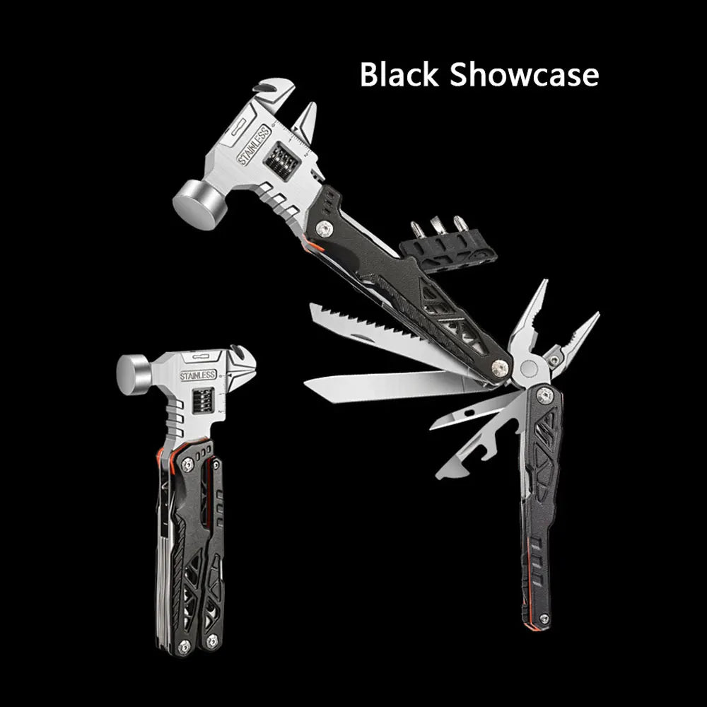 All-in-One Emergency Tool β Hammer, Pliers, Wrench & More in One