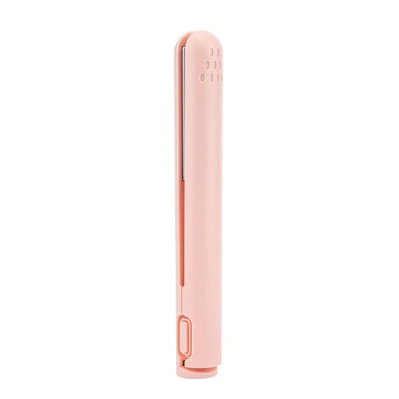 Portable 2-in-1 Curling Iron โ USB Rechargeable Straight & Curl Tool