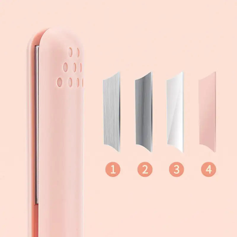 Portable 2-in-1 Curling Iron โ USB Rechargeable Straight & Curl Tool