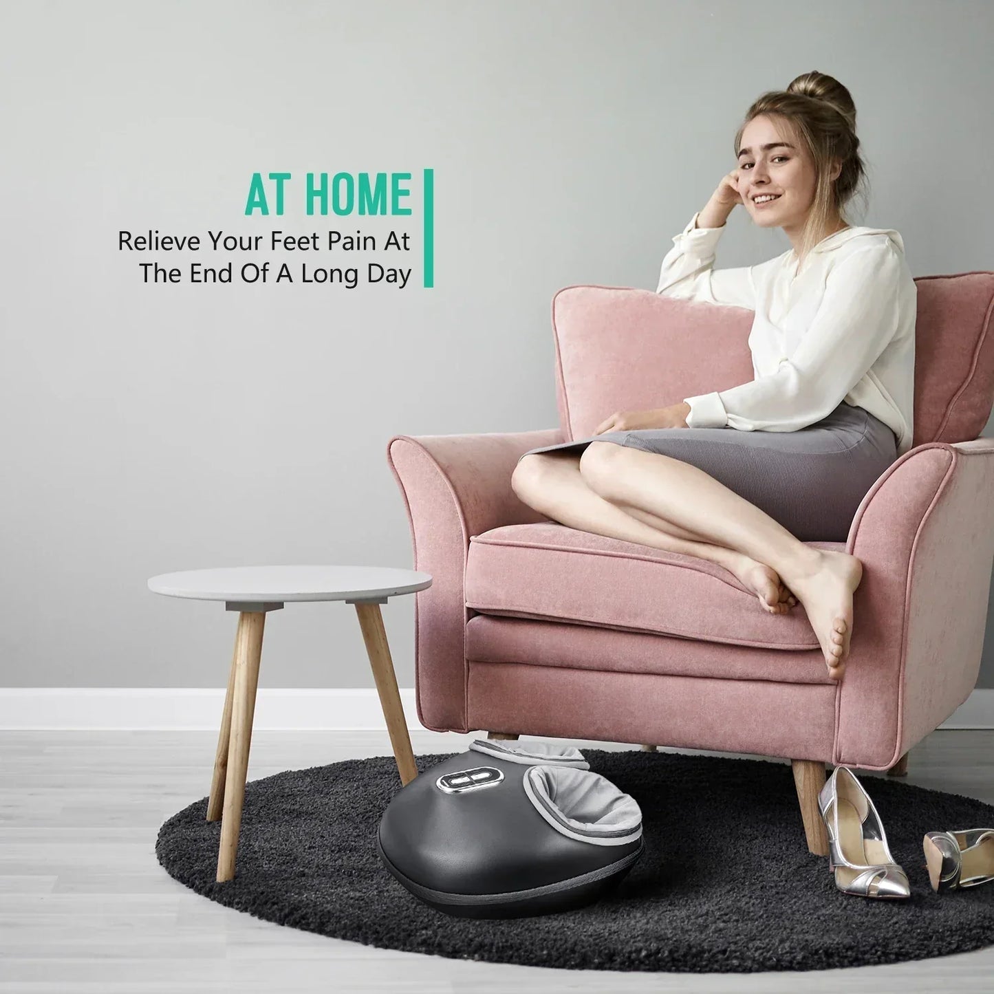 Shiatsu Foot Massager β Deep Knead with Heat & Air Compression