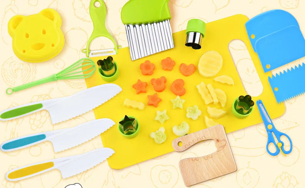 Montessori Kids Cooking Set β Safe For Ages 2β8