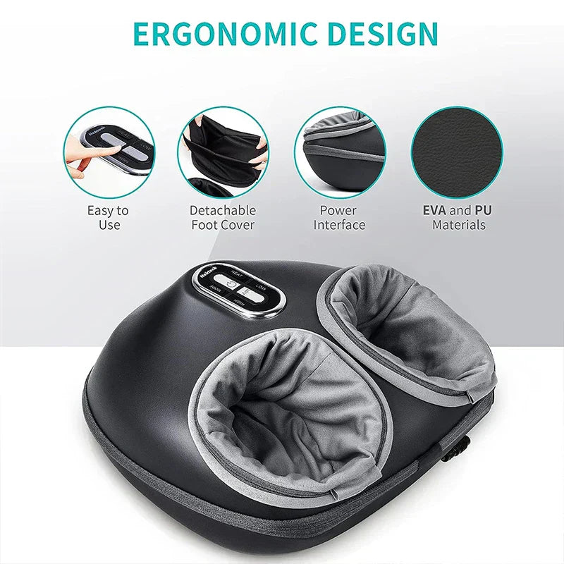 Shiatsu Foot Massager β Deep Knead with Heat & Air Compression