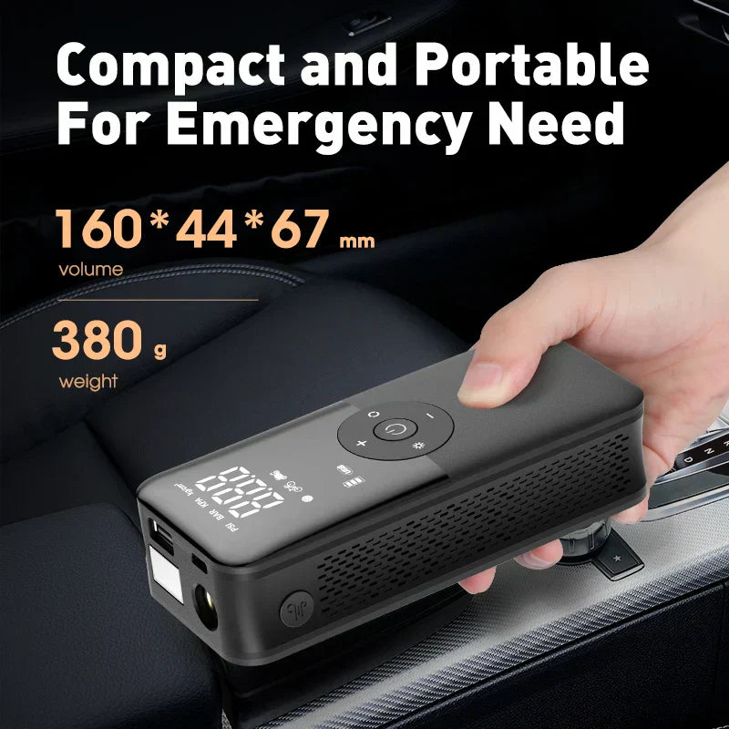 Rechargeable Tire Inflator β Digital Cordless Air Pump for Cars & Bikes