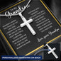 To My Grandson | Personalized Cross Necklace