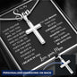 To My Son | Personalized Cross Necklace