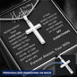 To My Husband | Personalized Cross Necklace