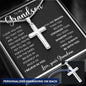 To My Grandson | Personalized Cross Necklace