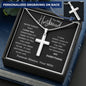 To My Husband | Personalized Cross Necklace