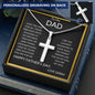To My Dad | Personalized Cross Necklace