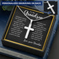 To My Grandson | Personalized Cross Necklace